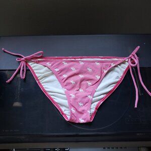 Y2K Abercrombie moose cotton candy pink swim bottoms fit kids XL or women's S-M